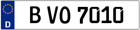 Truck License Plate